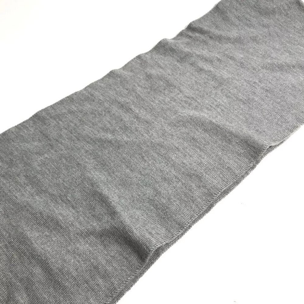 LOUIS VUITTON M71230 Echarpes-Louis logo Scarf wool yellow/gray - Picture 9 of 10